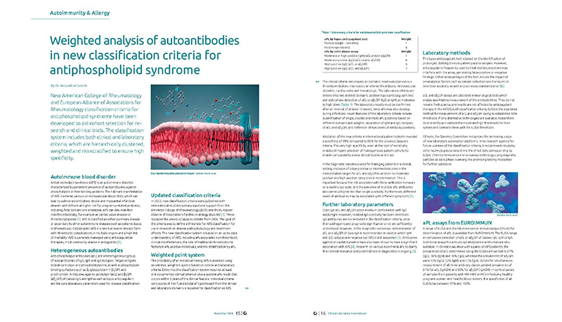 Autoimmune blood disorder